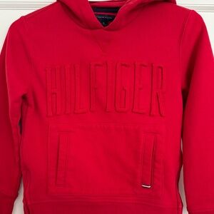 Tommy Hilfiger kids red hoodie